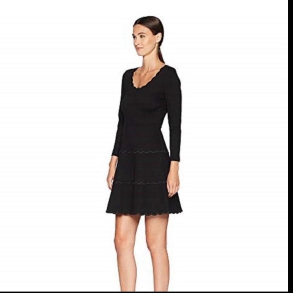 Kate Spade Brooke Street Scallop Ponte Dress